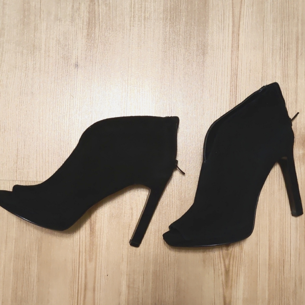 Nine West Stiletto Open Toe Booties